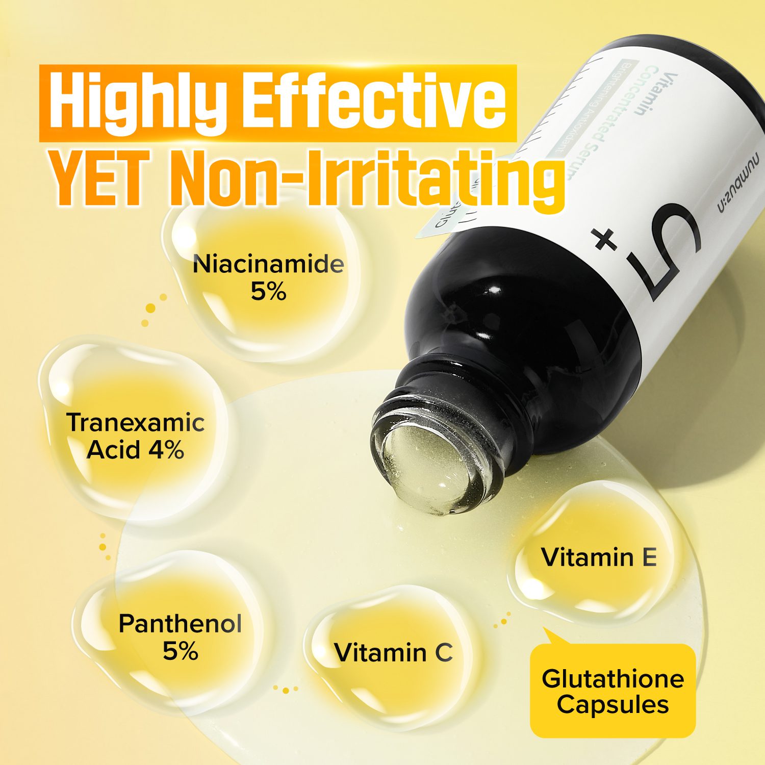 numbuzin no.5+ glutathione vitamin concentrated serum numbuzin no.5+ glutathione vitamin concentrated serum