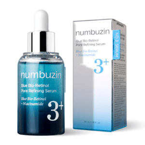numbuzin 3+ blue bio retinol pore refining serum