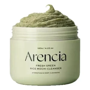 arencia fresh green rice mochi cleanser